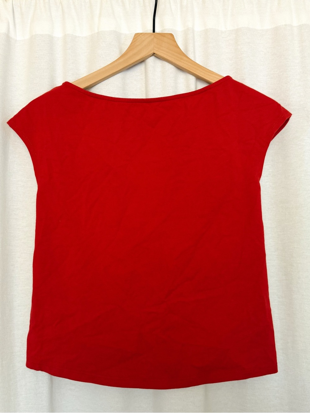 Reformation Red Darra Knit Top